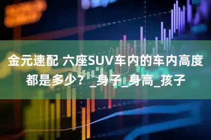 金元速配 六座SUV车内的车内高度都是多少？_身子_身高_孩子